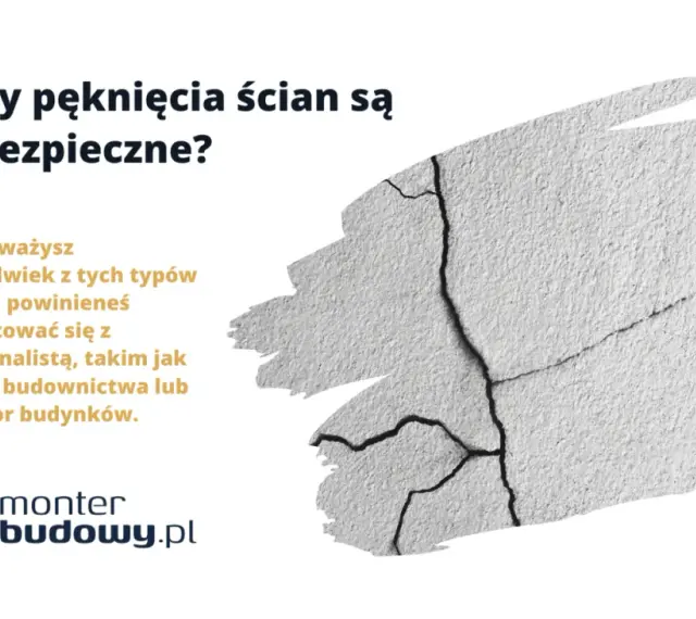 Pionowe pęknięcia ścian nośnych mogą być sygnałem ostrzegawczym. Warto skonsultować się z fachowcem, gdy zauważysz takie uszkodzenia.