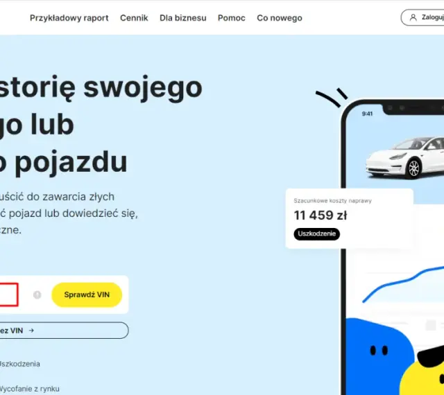 Sprawdź historię pojazdu na Carvertical. Opinie o serwisie potwierdzają jego przydatność przy zakupie auta. Wpisz VIN, by poznać przeszłość pojazdu.