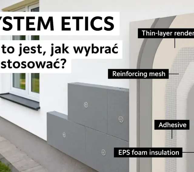 System ETICS: warstwy ocieplenia domu z EPS, siatką zbrojącą i tynkiem. Poznaj szczegóły montażu.