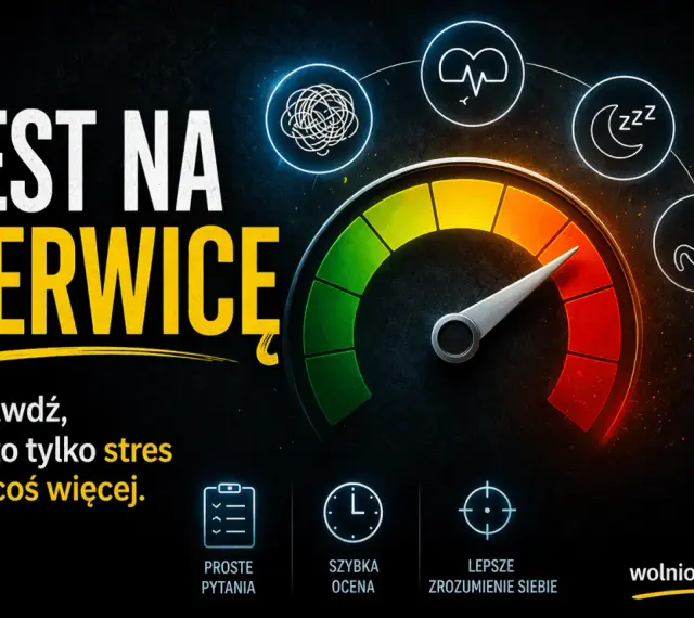 Test na nerwicę: sprawdź, czy to tylko stres, czy coś więcej. Wskaźnik oceny, ikony stresu, snu i żołądka.