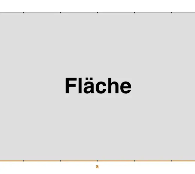 Ein Rechteck mit den Seitenlängen a und b. Die Fläche des Rechtecks wird berechnet.