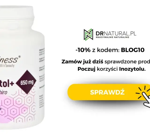 Suplement diety Inozytol+ 650 mg od Aliness. Wsparcie w odchudzaniu i poprawie samopoczucia. Zamów z kodem BLOG10.
