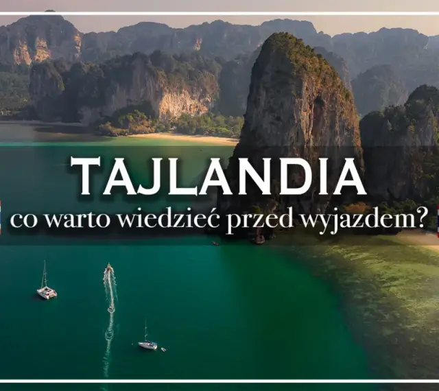 Tajlandia: jakie szczepienia do Tajlandii? Piękne krajobrazy z klifami, plażami i łodziami.