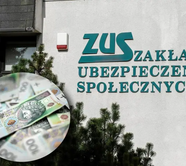 ZUS i stos banknotów 100 zł. Czy to symbol najwyższej emerytury w Polsce?