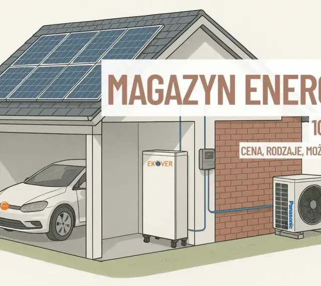 Jak dobrać instalację fotowoltaiczną? Dom z panelami, magazynem energii, autem elektrycznym i pompą ciepła. 10 kW, cena, rodzaje, możliwości.