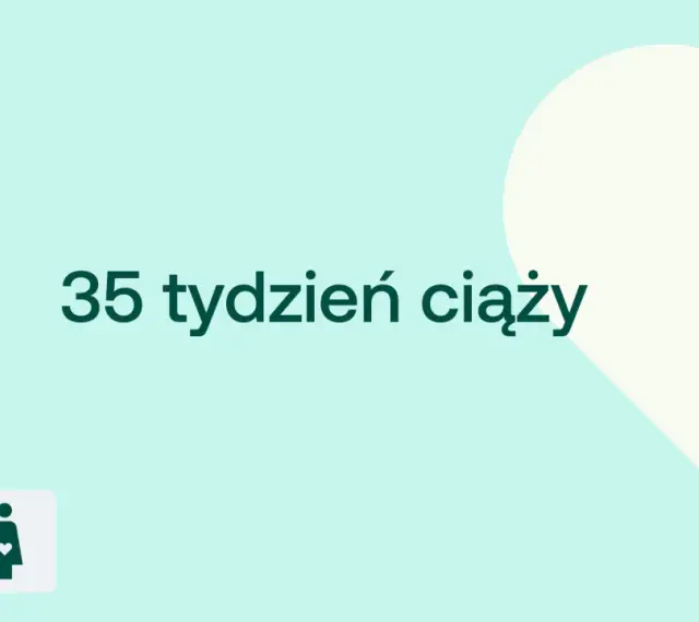 35 tydzień ciąży. Waga dziecka w tym okresie jest już znacząca, zbliżając się do pełnej dojrzałości.