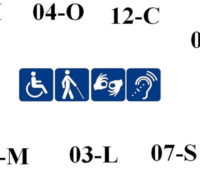 Symbole ułatwień dostępu: wózek, niewidomy, migowy, słuch. Orzeczenie o niepełnosprawności otwiera drzwi do wsparcia.