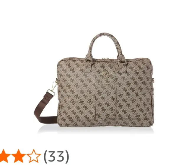 Elegancka, duża torebka damska Guess z monogramem, idealna na co dzień i do pracy.