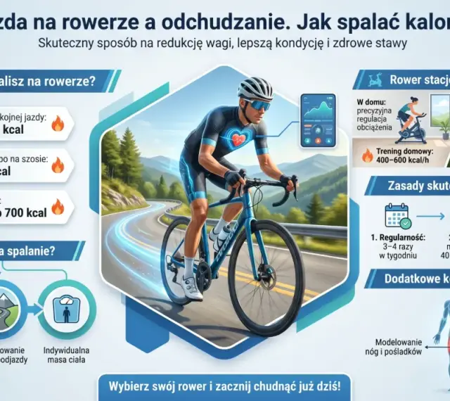 Jazda na rowerze to świetny sposób na spalanie kalorii, poprawę kondycji i zdrowia. Sprawdź, ile kalorii możesz spalić!