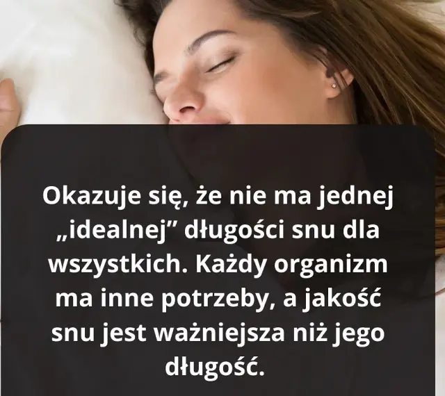 Kobieta śpi, choć tekst sugeruje, że walka z **insomnią** jest złożona, bo liczy się jakość snu, nie tylko jego długość.