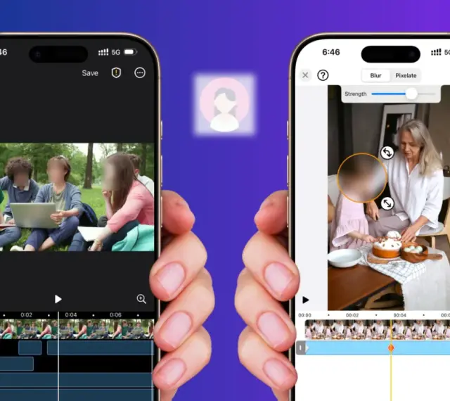 Dwie aplikacje pokazują, jak zamazać twarz na zdjęciu lub wideo. Jedna z nich pozwala rozmyć twarze grupy osób, druga zaś twarz dziecka.