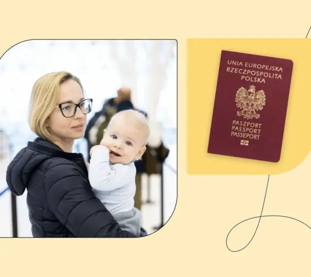 Kobieta z dzieckiem i polski paszport. Podróż z maluchem wymaga dokumentów, więc warto wiedzieć, ile ważny jest paszport dla dziecka.