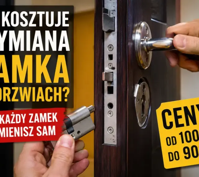 Ile kosztuje wymiana zamka w drzwiach antywłamaniowych? Ceny od 100 do 900 zł. Nie każdy zamek wymienisz sam.
