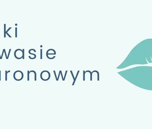 Jak masować grudki po kwasie hialuronowym? Grafika przedstawia usta i tekst.
