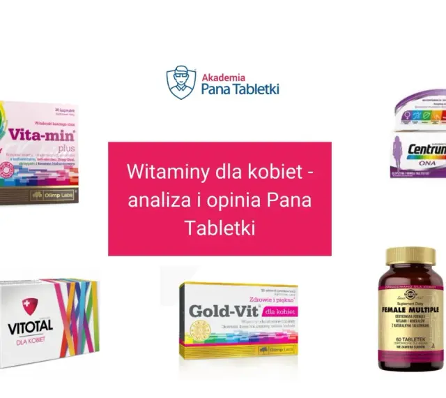 Zestaw witamin dla kobiet: Vita-min Plus, Centrum ONA, Gold-Vit, Vitotal, Female Multiple. Analiza i opinia Pana Tabletki.
