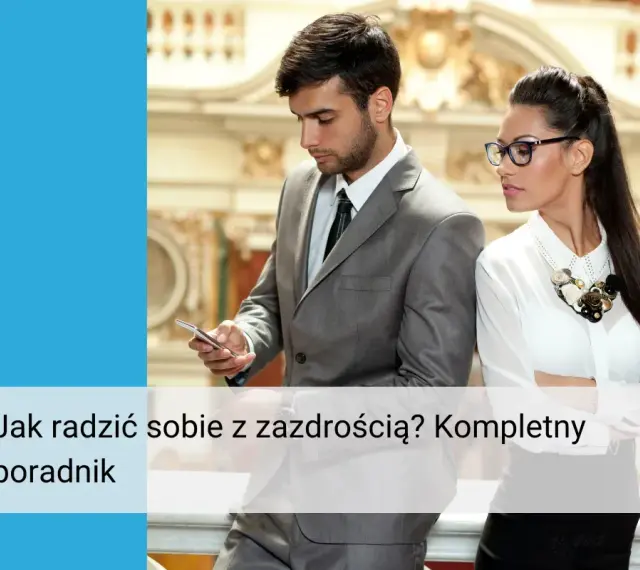 Para w garniturach, ona z założonymi rękami, on z telefonem. Czy to początek historii o zespole Otella i zazdrości?