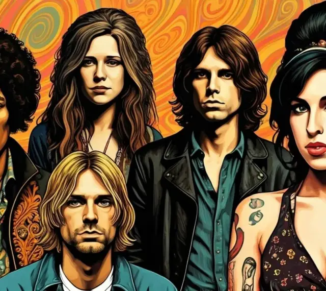 Ikony muzyki, które zmarły w wieku 27 lat, tworzą legendarny klub 27. Jimi Hendrix, Janis Joplin, Jim Morrison, Kurt Cobain i Amy Winehouse.