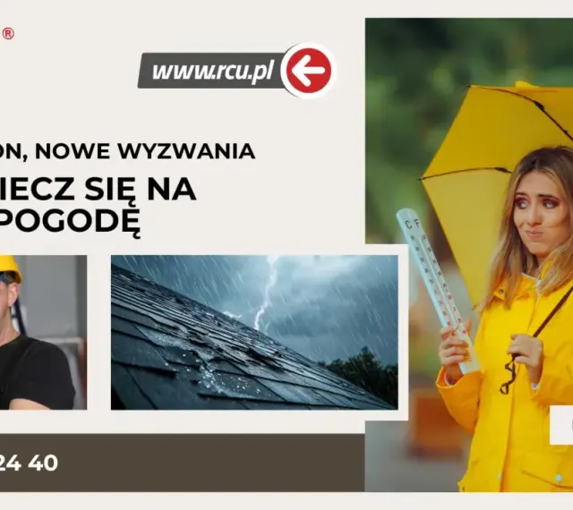RCU Ubezpieczenia: zabezpiecz się na każdą pogodę. Zaufaj nam, a Twój dom będzie bezpieczny.