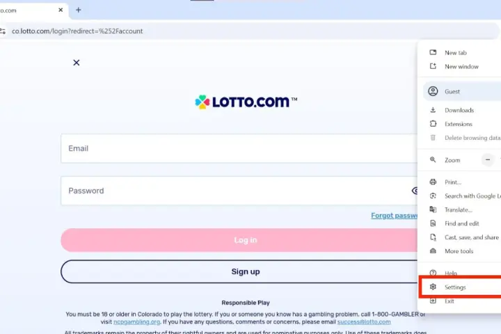 Jak włączyć sprawdzanie lokalizacji w przeglądarce lotto, aby grać bez problemów