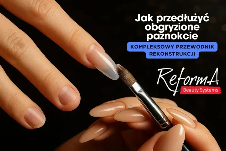Jak przedłużyć paznokcie? Zobacz kompleksowy przewodnik rekonstrukcji paznokci. Dłonie z pięknymi, przedłużonymi paznokciami.