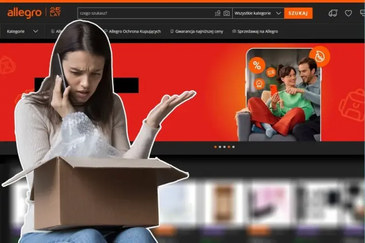 Zirytowana klientka dzwoni w sprawie problematycznego zakupu. Zastanawia się, ile czasu na rozpatrzenie reklamacji ma Allegro.