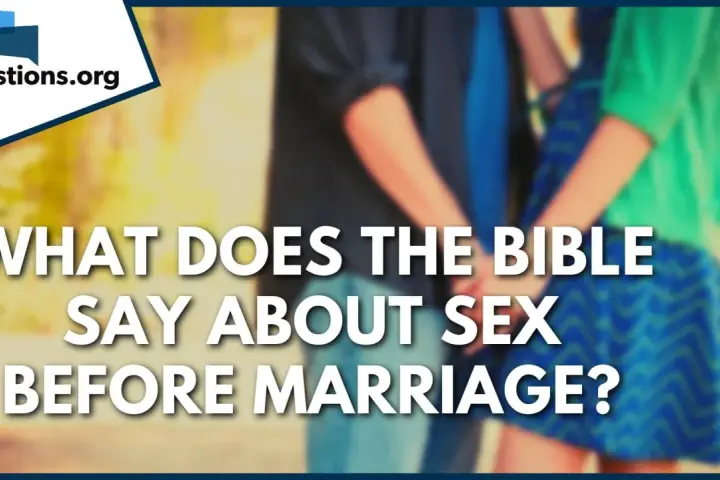 GotQuestions.org asks: What does the Bible say about sex before marriage? A couple holds hands, hinting at the topic.