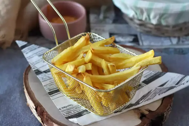Chrupiące mrożone frytki z patelni? Mój przepis bez frytkownicy!