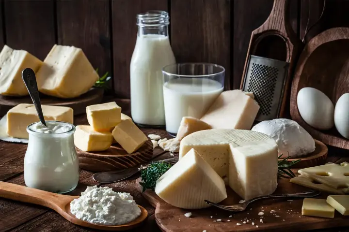 Bogactwo nabiału: sery, jogurt, masło, mleko. Czy to właśnie one wywołują trądzik od nabiału?