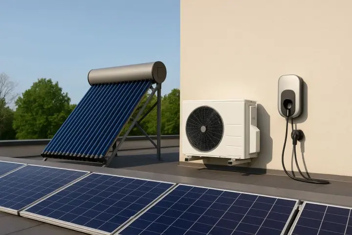 Impianti solari termici e fotovoltaici, pompa di calore e colonnina di ricarica. Ideale per il tuo conto termico con IVA al 10 o al 22.