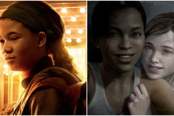 Riley, personaje de The Last of Us, junto a Ellie en un momento tierno.