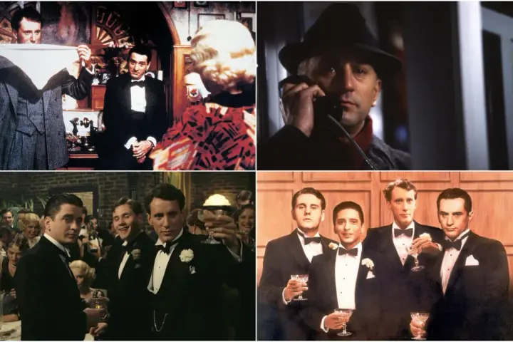 Scene da "C'era una volta in America": uomini in abito, un telefono, e brindisi. Candidature per un destino incerto.