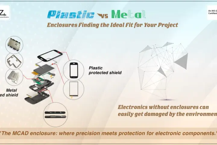 Comparing plastic vs metal enclosures for electronics. Explores protective shields and the importance of enclosures for safeguarding components.