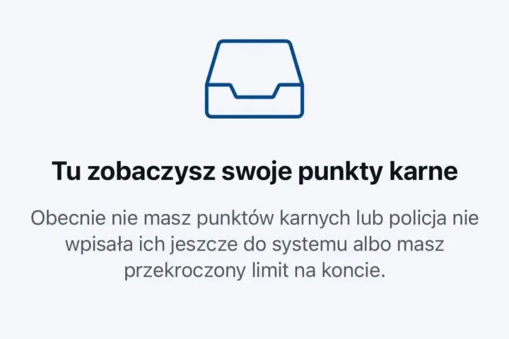 Tu sprawdzisz swoje punkty karne 2025. Brak punktów lub wpis do systemu.