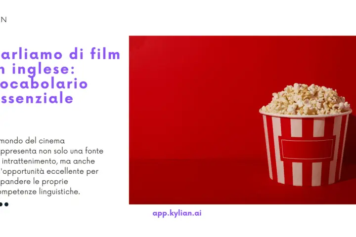 Impara i generi cinematografici in inglese con esercizi divertenti, come guardare un film con popcorn.