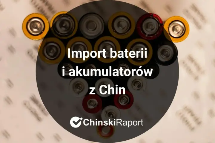 Cło na akumulatory z Chin. Widok z góry na baterie AA i AAA ułożone w okrąg.