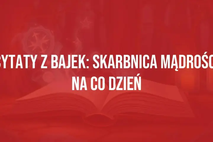 Cytaty z bajek: skarbnicą mądrości na co dzień. Otwarta księga symbolizuje wiedzę i inspirację płynącą z baśni.