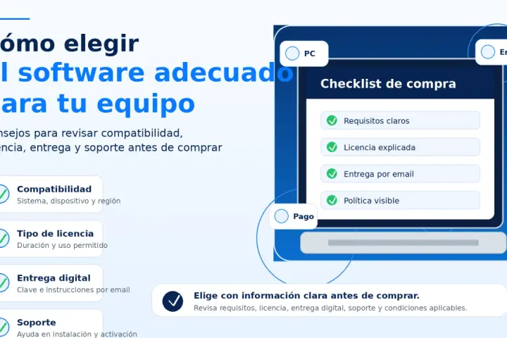 Guía para elegir el **software** **sii** adecuado: revisa compatibilidad, licencia, entrega y soporte. Checklist de compra con requisitos claros, licencia explicada y entrega por email.