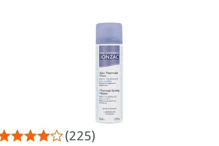 Flacon d'eau thermale JONZAC, idéal pour le visage. Découvrez les bienfaits de cette eau pour une peau hydratée et apaisée.