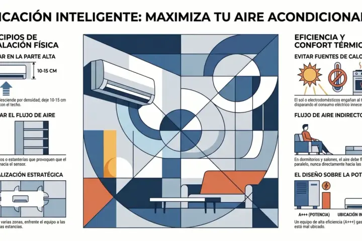 Guía para optimizar tu sistema de refrigeración: instalación en alto, flujo de aire libre y ubicación estratégica para máxima eficiencia.