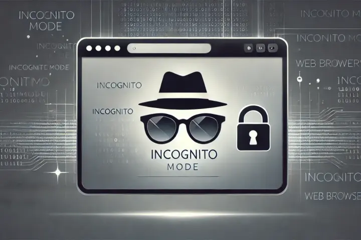 Ikona szpiega w okularach i kapeluszu symbolizuje tryb incognito w przeglądarkach internetowych.