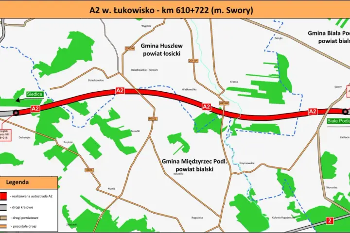 Kiedy otwarcie autostrady A2 do Siedlec? Sprawdź, co musisz wiedzieć