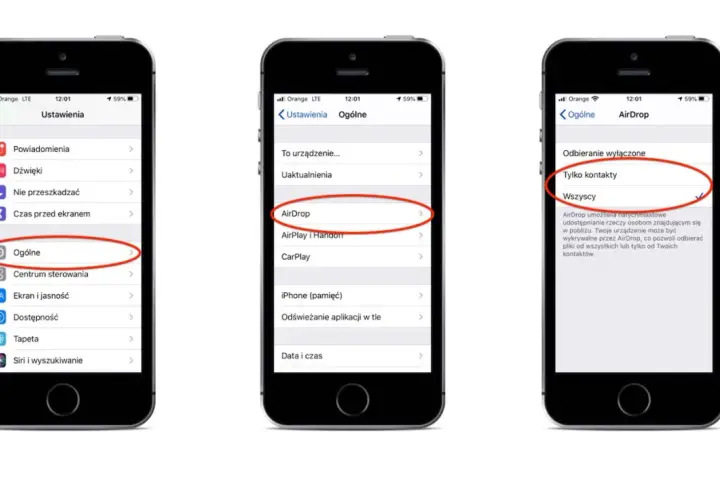 Ustawienia iPhone'a pokazują, jak skonfigurować AirDrop, aby udostępniać pliki znajomym. Dowiedz się, airdrop co to jest i jak działa.