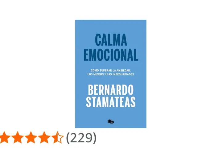 Libro "Calma Emocional" de Bernardo Stamateas, guía para alcanzar la tranquilidad emocional superando ansiedad y miedos.