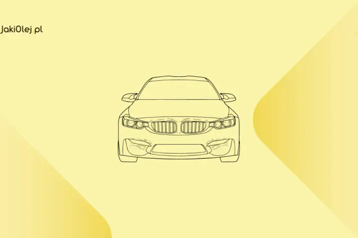 Szkic BMW z przodu. Dowiedz się, jaki olej do n47.