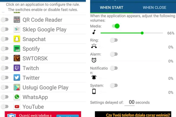 Jak wyciszyć jedną aplikację android i uniknąć irytujących dźwięków