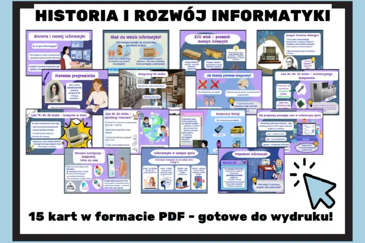 Historia i rozwój informatyki: od pierwszych maszyn liczących do sztucznej inteligencji. Poznaj kluczowe etapy i postacie.