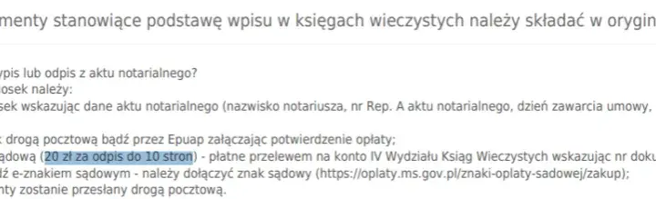 Ile kosztuje odpis aktu notarialnego? Cena, VAT i jak go zdobyć