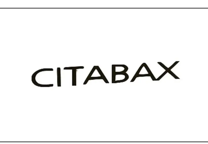 Napis CITABAX w kolorze czarnym, na białym tle.