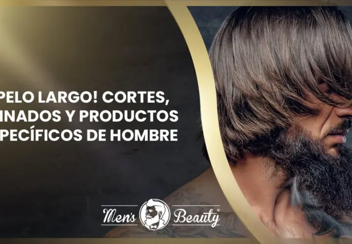 Hombre con pelo largo y barba frondosa. ¡Pelo largo! Cortes, peinados y productos específicos de hombre.