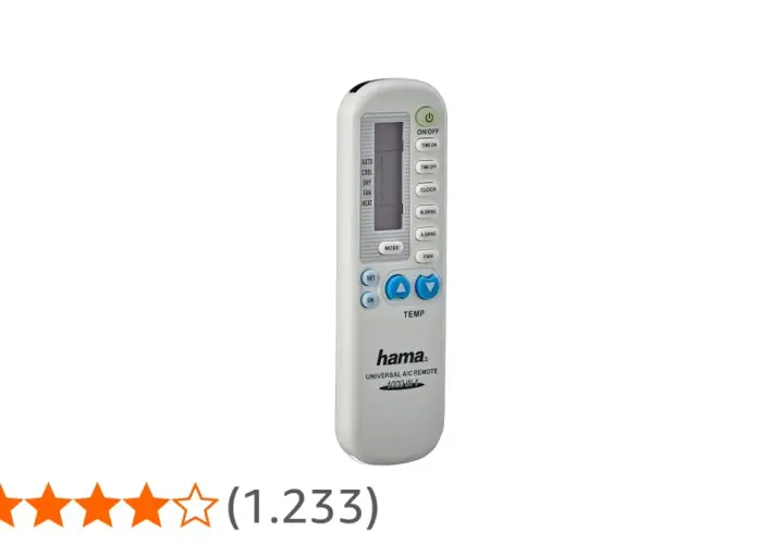 Mando universal Hama para aire acondicionado. Configurar mando universal aire acondicionado sin código es fácil con este dispositivo.